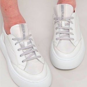 Andia Fora Izar Sun Bianca Sneakers.  Size EU37 Vela/Wht  $150  Worn once.